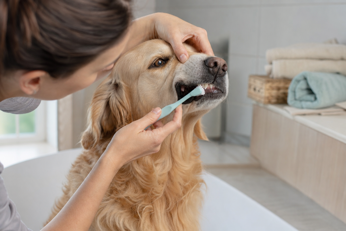 Dog Dental Care: How to Keep Your Dog's Teeth Clean: how to brush dogs teeth