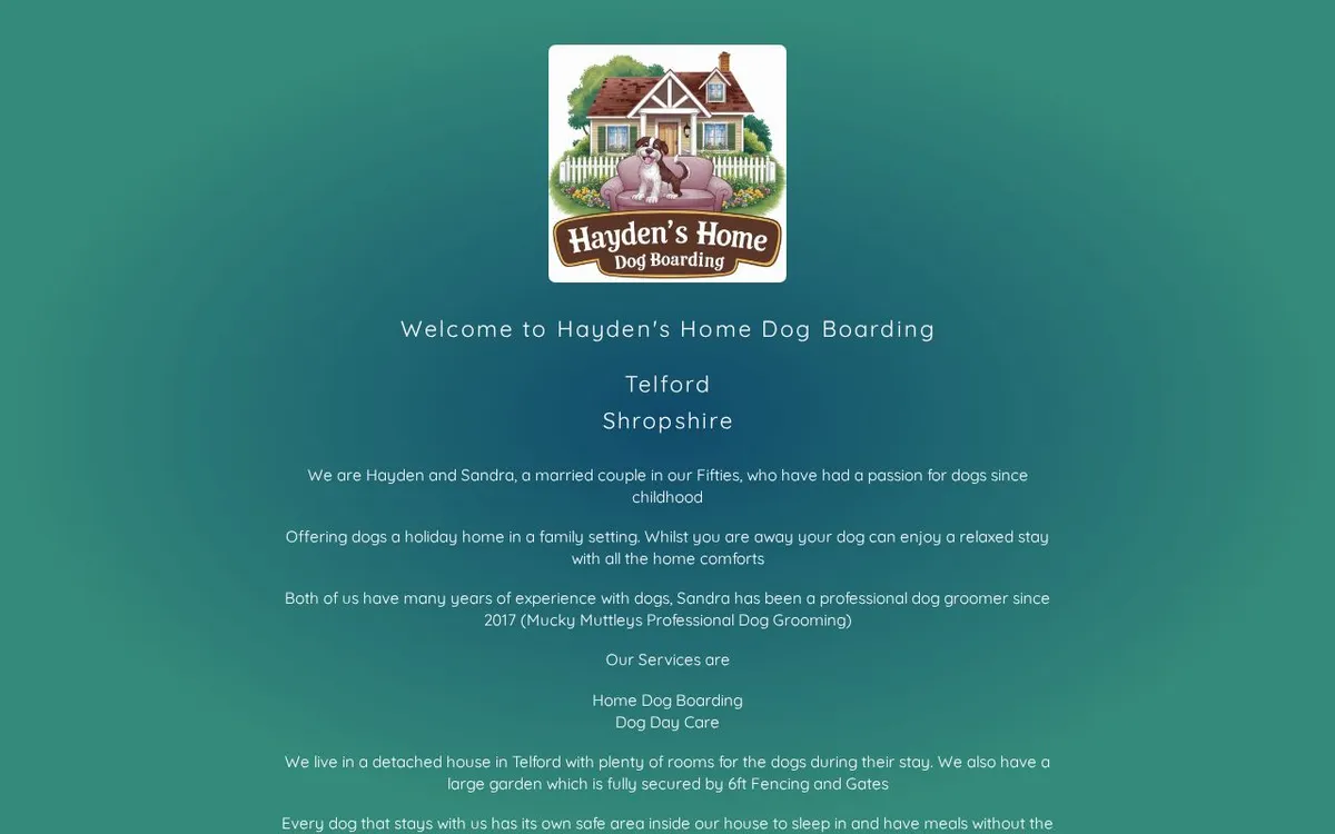 Haydens Home Dog Boarding - Telford, Telford - Photo 3 of 3