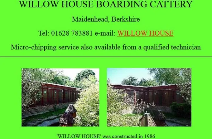 Willow House Cattery, Maidenhead