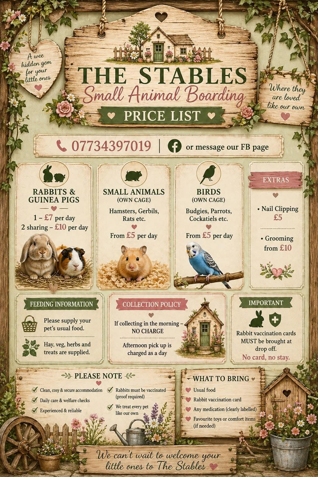 The Stables Small Animal Luxury Boarding photo 1